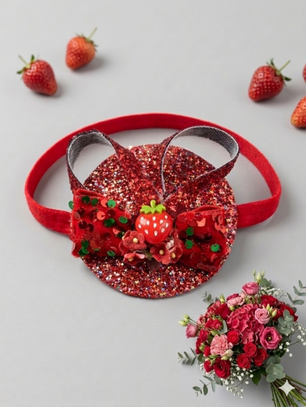 Strawberry fascinator